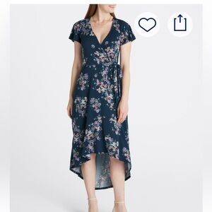 Brushed fit high low Dress